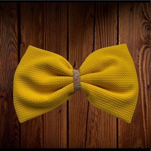 Yellow Hair Bow
